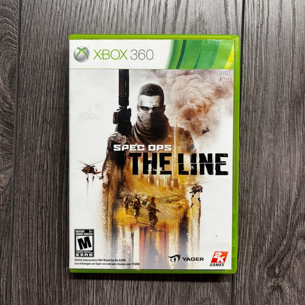 Spec Ops The Line Xbox 360 2K Games Yager Action Shooter Complete CIB